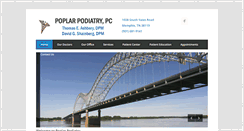 Desktop Screenshot of poplarpodiatry.com